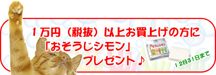 おそうじシモンプレゼント