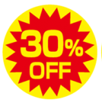 30%off